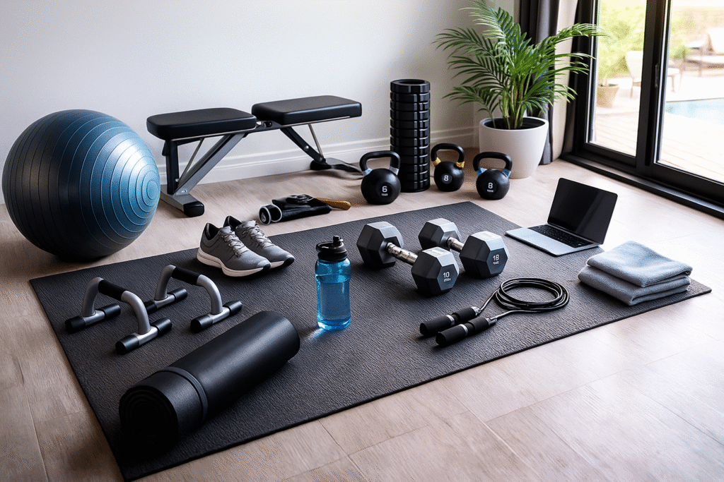 Antrenament fitness acasa pentru un stil de viata sanatos