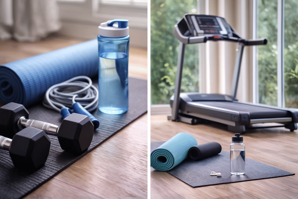 Antrenament fitness acasă pentru un stil de viață sănătos