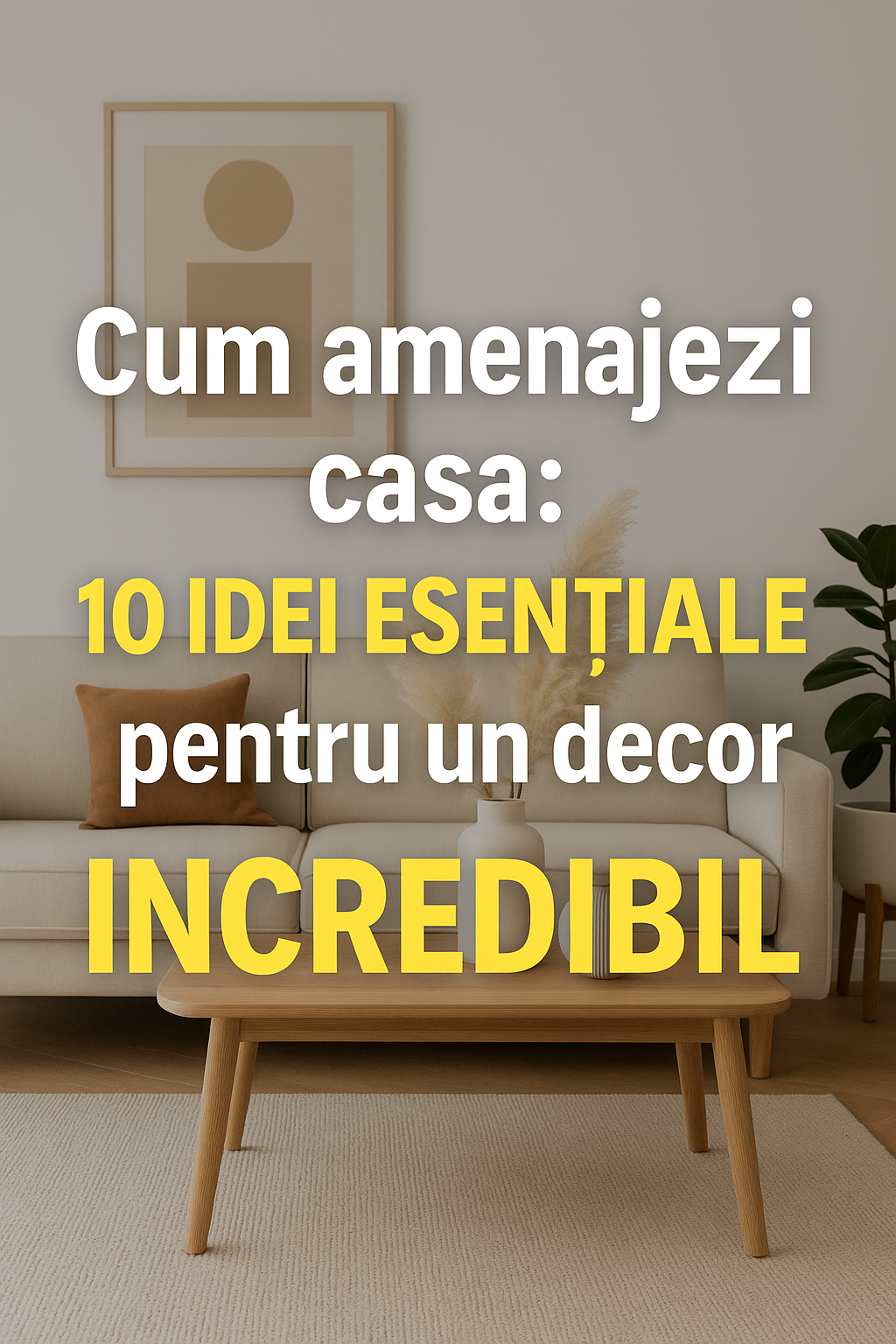 Read more about the article Cum amenajezi casa: 10 IDEI ESENȚIALE pentru un decor INCREDIBIL