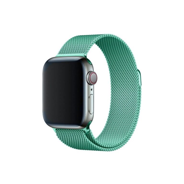Curea ceas Apple Milanese Black, brățară metalică elegantă pentru Apple Watch