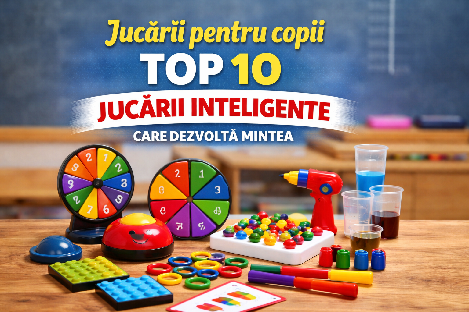 Read more about the article Jucării pentru copii – TOP 10 Jucării Inteligente CARE SCHIMBĂ ÎNVĂȚAREA